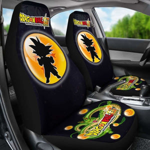 Goku Fighting Shenron Dragon Ball Anime Car Seat Covers 4 Universal Fit 051012 - CarInspirations