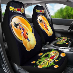 Goku Flying Shenron Dragon Ball Anime Car Seat Covers 2 Universal Fit 051012 - CarInspirations