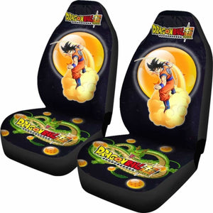 Goku Flying Shenron Dragon Ball Anime Car Seat Covers 2 Universal Fit 051012 - CarInspirations