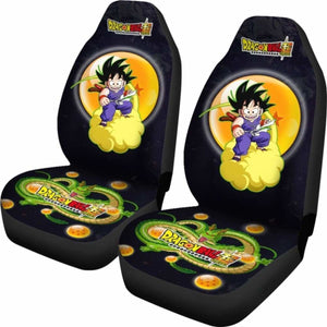 Goku Flying Shenron Dragon Ball Anime Car Seat Covers Universal Fit 051012 - CarInspirations