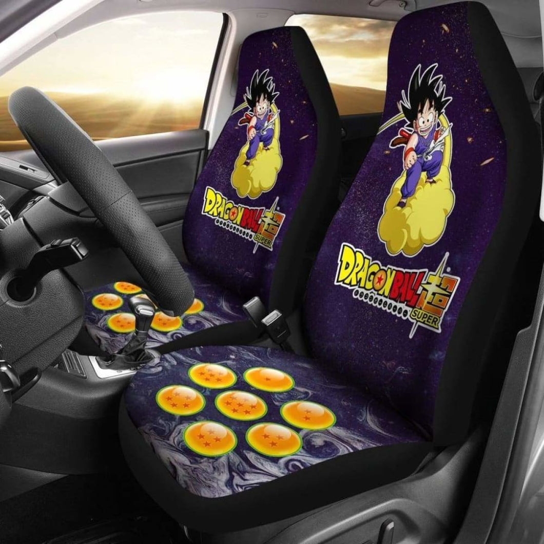 Goku Funny Cute Dragon Ball Anime Car Seat Covers Universal Fit 051012 - CarInspirations