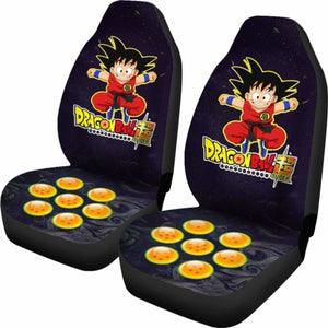 Goku Funny Jump Dragon Ball Anime Car Seat Covers Universal Fit 051012 - CarInspirations