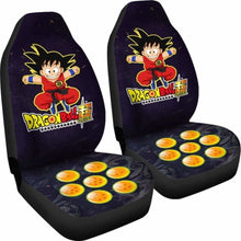 Load image into Gallery viewer, Goku Funny Jump Dragon Ball Anime Car Seat Covers Universal Fit 051012 - CarInspirations