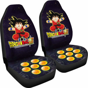 Goku Funny Jump Dragon Ball Anime Car Seat Covers Universal Fit 051012 - CarInspirations