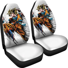 Load image into Gallery viewer, Goku Jump Dragon Ball Best Anime 2020 Seat Covers Amazing Best Gift Ideas 2020 Universal Fit 090505 - CarInspirations
