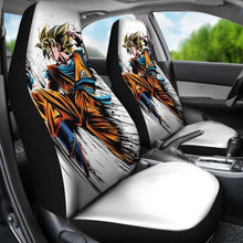 Load image into Gallery viewer, Goku Jump Dragon Ball Best Anime 2020 Seat Covers Amazing Best Gift Ideas 2020 Universal Fit 090505 - CarInspirations