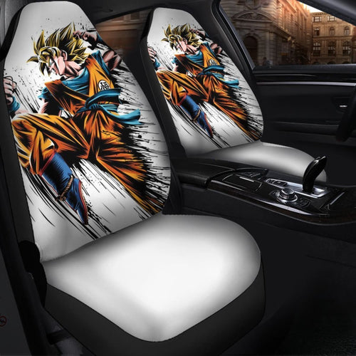 Goku Jump Dragon Ball Best Anime 2020 Seat Covers Amazing Best Gift Ideas 2020 Universal Fit 090505 - CarInspirations