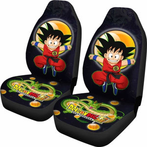 Goku Jumping Shenron Dragon Ball Anime Car Seat Covers Universal Fit 051012 - CarInspirations