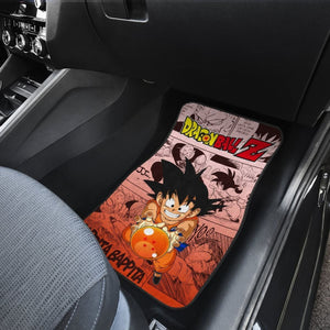 Goku Kid Characters Dragon Ball Z Car Floor Mats Manga Mixed Anime Universal Fit 175802 - CarInspirations
