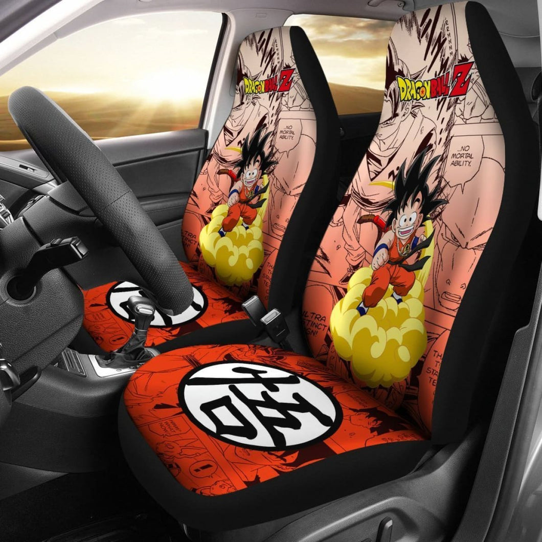 Goku Kid Dragon Ball Z Car Seat Covers Manga Mixed Anime Funny Universal Fit 194801 - CarInspirations