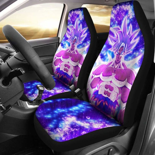 Goku Mastered Ultra Instinct Car Seat Covers 1 Universal Fit - CarInspirations