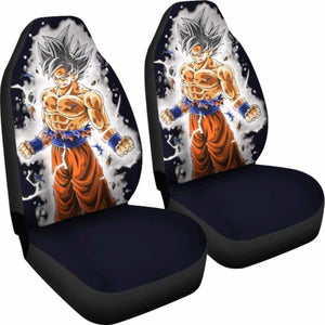 Goku Mastered Ultra Instinct Car Seat Covers 3 Universal Fit 051012 - CarInspirations