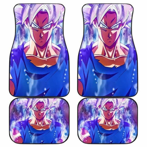 Goku Mastered Ultra Instinct Dragon Ball Car Floor Mats Universal Fit 051912 - CarInspirations