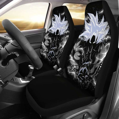 Goku Mastered Ultra Instinct Kamehameha Car Seat Covers Universal Fit - CarInspirations