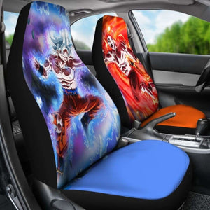 Goku Mastered Ultra Instinct Vs Jiren Car Seat Covers Universal Fit 051012 - CarInspirations
