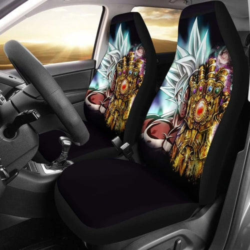 Goku MUI Infinity Gauntlet Car Seat Covers Universal Fit - CarInspirations