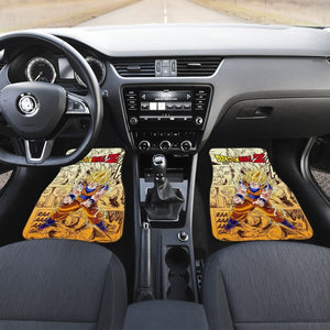 Goku Saiyan Dragon Ball Z Car Floor Mats Manga Mixed Anime Strong P Universal Fit 175802 - CarInspirations