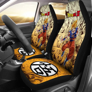 Goku Saiyan Hero Dragon Ball Z Car Seat Covers Manga Mixed Anime Universal Fit 194801 - CarInspirations