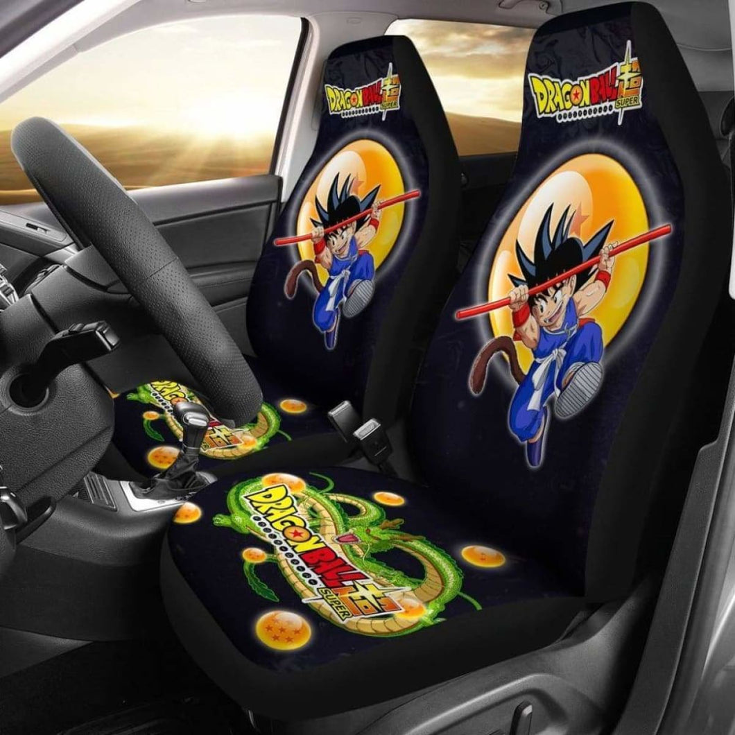 Goku Shenron Dragon Ball Anime Car Seat Covers Universal Fit 051012 - CarInspirations