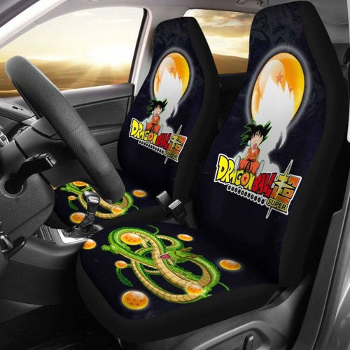 Goku Sleeping Shenron Dragon Ball Anime Car Seat Covers Universal Fit 051012 - CarInspirations