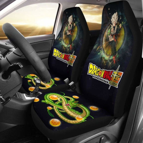 Goku Super Saiyan Black Shenron Dragon Ball Anime Car Seat Covers Universal Fit 051012 - CarInspirations
