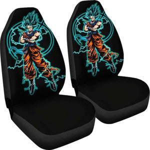 Goku Super Saiyan Blue Car Seat Covers Universal Fit 051012 - CarInspirations