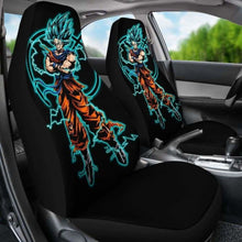 Load image into Gallery viewer, Goku Super Saiyan Blue Car Seat Covers Universal Fit 051012 - CarInspirations