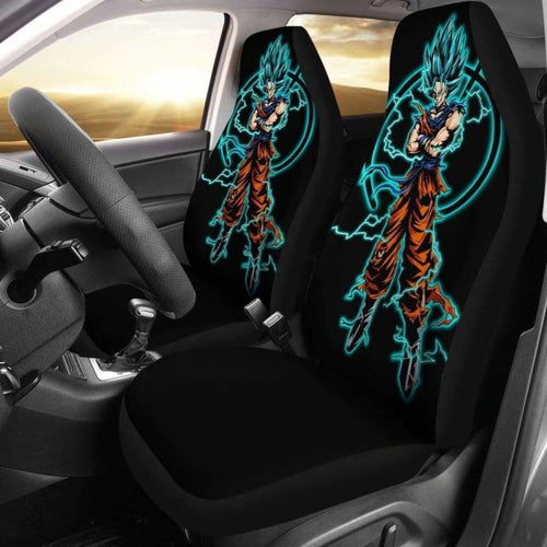 Goku Super Saiyan Blue Car Seat Covers Universal Fit 051012 - CarInspirations