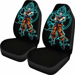 Goku Super Saiyan Blue Car Seat Covers Universal Fit 051012 - CarInspirations