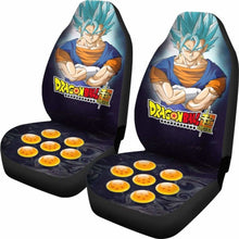 Load image into Gallery viewer, Goku Super Saiyan Blue Dragon Ball Anime Car Seat Covers 2 (Set Of 2) Universal Fit 051012 - CarInspirations