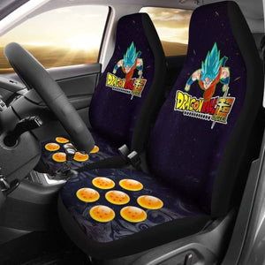 Goku Super Saiyan Blue Dragon Ball Anime Car Seat Covers 3 Universal Fit 051012 - CarInspirations