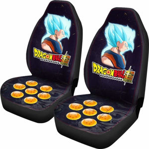 Goku Super Saiyan Blue Dragon Ball Anime Car Seat Covers Universal Fit 051012 - CarInspirations