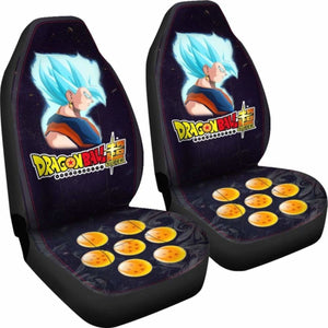 Goku Super Saiyan Blue Dragon Ball Anime Car Seat Covers Universal Fit 051012 - CarInspirations
