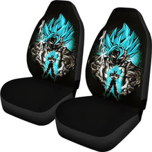 Load image into Gallery viewer, Goku-Super-Saiyan-Blue-Dragon-Ball Best Anime 2020 Seat Covers Amazing Best Gift Ideas 2020 Universal Fit 090505 - CarInspirations