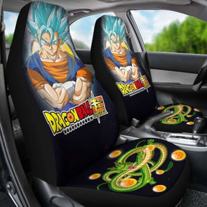 Goku Super Saiyan Blue Shenron Dragon Ball Anime Car Seat Covers Universal Fit 051012 - CarInspirations