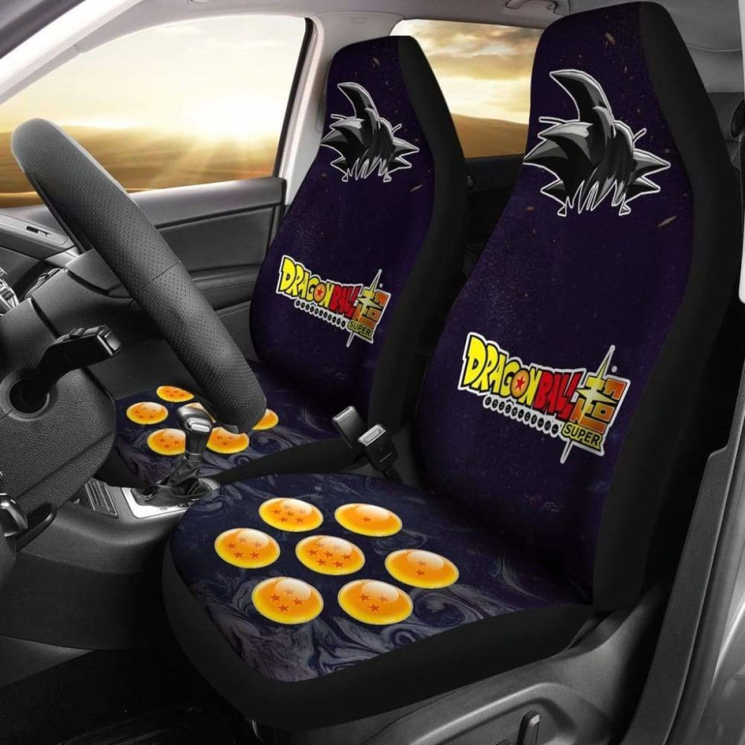 Goku Super Saiyan Dragon Ball Anime Car Seat Covers 2 Universal Fit 051012 - CarInspirations