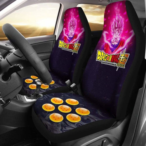 Goku Super Saiyan God Dragon Ball Anime Car Seat Covers Universal Fit 051012 - CarInspirations