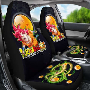 Goku Super Saiyan God Shenron Dragon Ball Anime Car Seat Covers 2 Universal Fit 051012 - CarInspirations