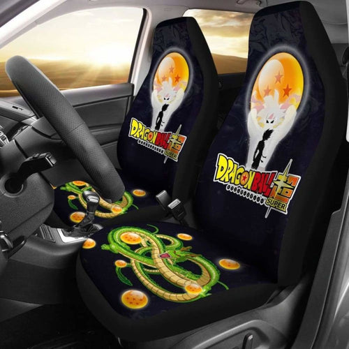 Goku Super Saiyan Shenron Dragon Ball Anime Car Seat Covers 2 Universal Fit 051012 - CarInspirations