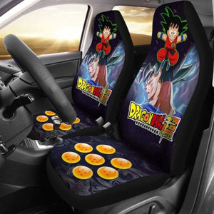 Goku Super Saiyan Ultra Instinct Dragon Ball Anime Car Seat Covers 4 Universal Fit 051012 - CarInspirations