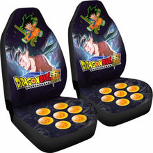 Load image into Gallery viewer, Goku Super Saiyan Ultra Instinct Dragon Ball Anime Car Seat Covers 5 (Set Of 2) Universal Fit 051012 - CarInspirations