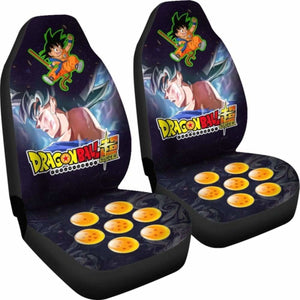 Goku Super Saiyan Ultra Instinct Dragon Ball Anime Car Seat Covers 5 (Set Of 2) Universal Fit 051012 - CarInspirations