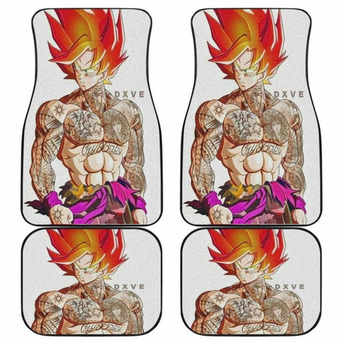Goku Tatoo Car Floor Mats Universal Fit - CarInspirations