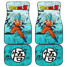 Load image into Gallery viewer, Goku Ultra Dragon Ball Z Car Floor Mats Manga Mixed Anime Blue Hair Universal Fit 175802 - CarInspirations