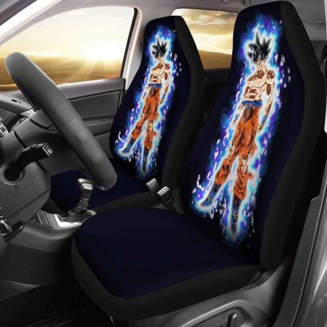 Goku Ultra Instinct Car Seat Covers Universal Fit 051012 - CarInspirations