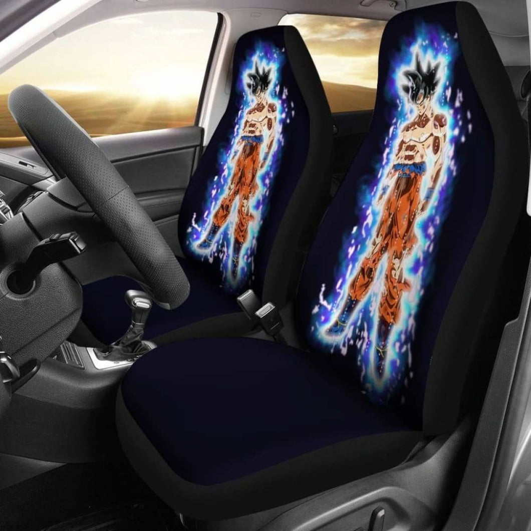 Goku Ultra Instinct Car Seat Covers Universal Fit - CarInspirations
