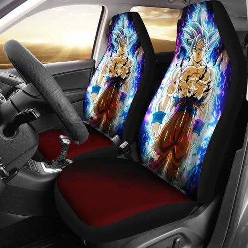 Goku Ultra Instinct Car Seat Universal Fit 051012 - CarInspirations