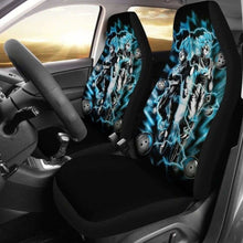 Load image into Gallery viewer, Goku Vegeta Blue Car Seat Covers 2 Universal Fit 051012 - CarInspirations
