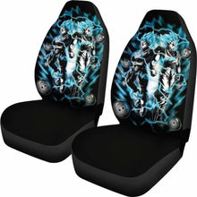 Load image into Gallery viewer, Goku Vegeta Blue Car Seat Covers 2 Universal Fit 051012 - CarInspirations