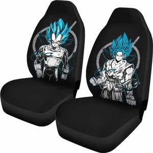 Goku Vegeta Blue Car Seat Covers Universal Fit 051312 - CarInspirations